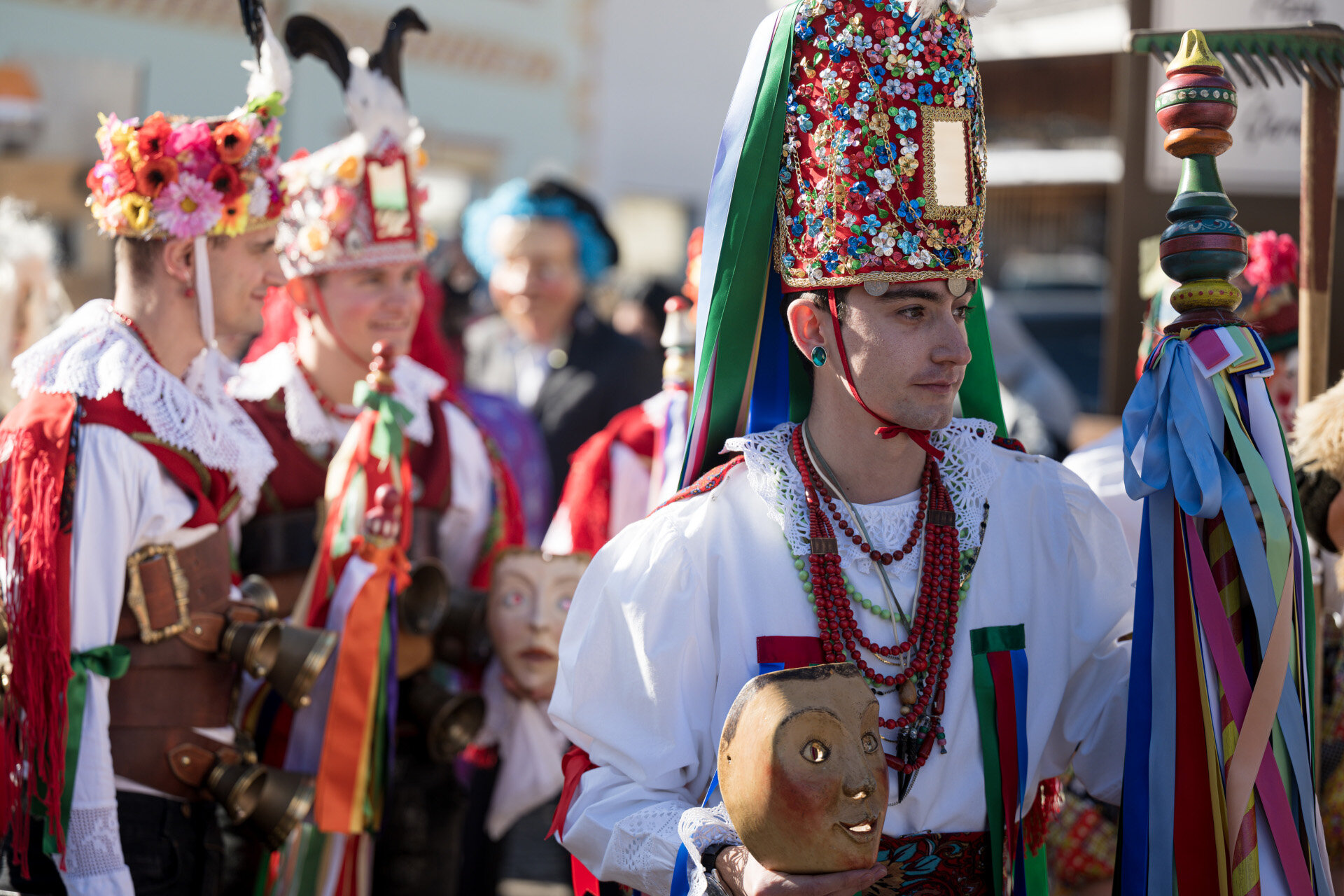 Maschera tipica del Carnevale Ladino | © Imago garage - Archivio Immagini ApT Val di Fassa